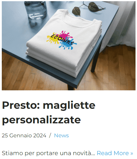 Presto magliette personalizzate